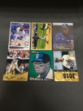 5 Card Lot of KEN GRIFFEY JR Seattle Mariners HOF Baseball Cards from Massive Collection