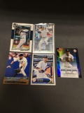 5 Card Lot of DEREK JETER New York Yankees Baseball Cards from Massive Collection