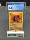 CGC Graded 1999 Pokemon Fossil 1st Edition #47 GEODUDE Trading Card - NM-MT+ 8.5