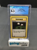 CGC Graded 1999 Pokemon Fossil 1st Edition #60 GAMBLER Trading Card - NM-MT+ 8.5