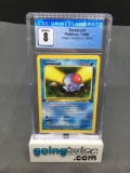 CGC Graded 1999 Pokemon Fossil 1st Edition #56 TENTACOOL Trading Card - NM-MT 8