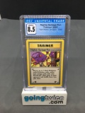 CGC Graded 2000 Pokemon Team Rocket 1st Edition #77 NIGHTLY GARBAGE RUN Trading Card - NM-MT+ 8.5