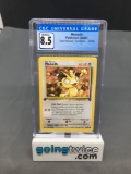 CGC Graded 2000 Pokemon Team Rocket 1st Edition #62 MEOWTH Trading Card - NM-MT+ 8.5