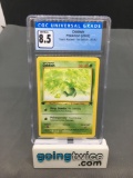 CGC Graded 2000 Pokemon Team Rocket 1st Edition #63 ODDISH Trading Card - NM-MT+ 8.5