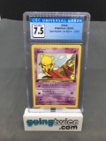 CGC Graded 2000 Pokemon Team Rocket 1st Edition #49 ABRA Trading Card - NM+ 7.5