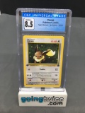 CGC Graded 2000 Pokemon Team Rocket 1st Edition #55 EEVEE Trading Card - NM-MT+ 8.5