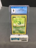 CGC Graded 1999 Pokemon Jungle 1st Edition #63 ODDISH Trading Card - MINT 9