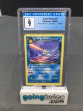 CGC Graded 2000 Pokemon Team Rocket 1st Edition #37 DARK GOLDUCK Trading Card - MINT 9