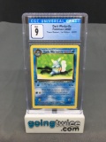 CGC Graded 2000 Pokemon Team Rocket 1st Edition #46 DARK WARTORTLE Trading Card - MINT 9