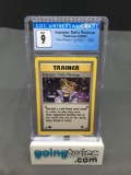 CGC Graded 2000 Pokemon Team Rocket 1st Edition #76 IMPOSTER OAK'S REVENGE Trading Card - MINT 9