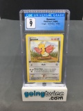 CGC Graded 1999 Pokemon Jungle 1st Edition #62 SPEAROW Trading Card - MINT 9