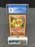 CGC Graded 2000 Pokemon Team Rocket 1st Edition #64 PONYTA Trading Card - MINT 9