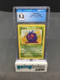 CGC Graded 1999 Pokemon Jungle 1st Edition #63 VENONAT Trading Card - GEM MINT 9.5