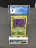 CGC Graded 2000 Pokemon Team Rocket 1st Edition #70 ZUBAT Trading Card - MINT 9