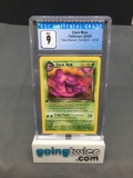 CGC Graded 2000 Pokemon Team Rocket 1st Edition #41 DARK MUK Trading Card - MINT 9