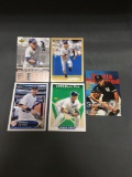 5 Card Lot of DEREK JETER New York Yankees Baseball Cards from Massive Collection