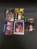 5 Card Lot of MICHAEL JORDAN Chicago Bulls HOF Basketball Cards from Massive Collection