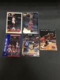 5 Card Lot of MICHAEL JORDAN Chicago Bulls HOF Basketball Cards from Massive Collection