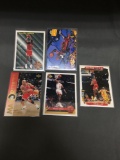 5 Card Lot of MICHAEL JORDAN Chicago Bulls HOF Basketball Cards from Massive Collection