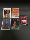 5 Card Lot of MICHAEL JORDAN Chicago Bulls HOF Basketball Cards from Massive Collection