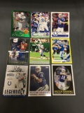 9 Card Lot of PEYTON MANNING Indianapolis Colts Football Cards from Massive Collection