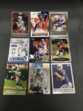 9 Card Lot of PEYTON MANNING Indianapolis Colts Football Cards from Massive Collection