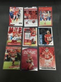 9 Card Lot of PATRICK MAHOMES Kansas City Chiefs Football Cards from Massive Collection