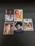 5 Card Lot of MICKEY MANTLE New York Yankees Baseball Cards from Massive Collection