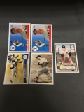 5 Card Lot of MICKEY MANTLE New York Yankees Baseball Cards from Massive Collection