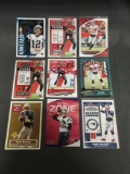 9 Card Lot of TOM BRADY New England Patriots Football Cards from Massive Collection