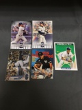 5 Card Lot of DEREK JETER New York Yankees Baseball Cards from Massive Collection