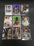 9 Card Lot of RONALD ACUNA JR Atlanta Braves Baseball Cards from Massive Collection