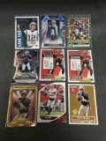 9 Card Lot of TOM BRADY New England Patriots Football Cards from Massive Collection