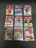 9 Card Lot of PATRICK MAHOMES Kansas City Chiefs Football Cards from Massive Collection
