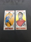 2 Card Lot of 1969-70 Topps Vintage Basketball Cards from Estate