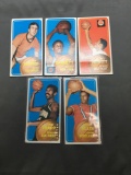 4 Card Lot of 1970-71 Topps Vintage Basketball Cards from Estate