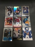 9 Card Lot of FOOTBALL ROOKIE Cards - Mostly from Newer Sets - Some Premiums - Stars & More!