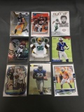 9 Card Lot of FOOTBALL ROOKIE Cards - Mostly from Newer Sets - Some Premiums - Stars & More!