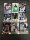 9 Card Lot of BASEBALL ROOKIE CARDS - Future Stars and Hall of Famers from Huge Collection!