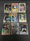 9 Card Lot of BASEBALL ROOKIE CARDS - Future Stars and Hall of Famers from Huge Collection!