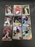 9 Card Lot of BASEBALL ROOKIE CARDS - Future Stars and Hall of Famers from Huge Collection!