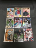 9 Card Lot of BASEBALL ROOKIE CARDS - Future Stars and Hall of Famers from Huge Collection!