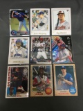 9 Card Lot of BASEBALL ROOKIE CARDS - Future Stars and Hall of Famers from Huge Collection!