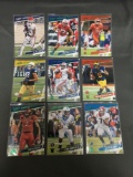 9 Card Lot of FOOTBALL ROOKIE Cards - Mostly from Newer Sets - Some Premiums - Stars & More!