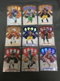 9 Card Lot of FOOTBALL ROOKIE Cards - Mostly from Newer Sets - Some Premiums - Stars & More!