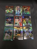 9 Card Lot of PRIZMS & REFRACTORS with ROOKIES & STARS from HUGE Collection!