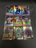 9 Card Lot of PRIZMS & REFRACTORS with ROOKIES & STARS from HUGE Collection!