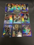 9 Card Lot of PRIZMS & REFRACTORS with ROOKIES & STARS from HUGE Collection!