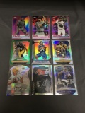 9 Card Lot of PRIZMS & REFRACTORS with ROOKIES & STARS from HUGE Collection!