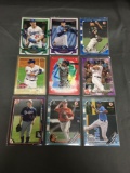 9 Card Lot of SERIAL NUMBERED Sports Cards with Stars and Rookies from HUGE Collection